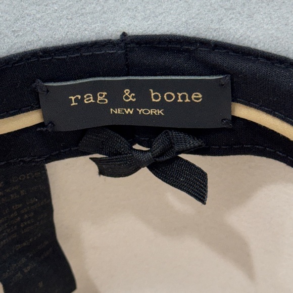 Rag & Bone Color Block Wool Floppy Brim Fedora NWOT - Picture 6 of 10